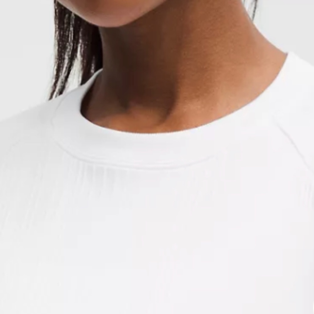 LULULEMON Rest Less Running Variegated Ribbed Pullover. - Picture 4 of 8